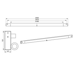 Karptala 40x120 / 2550
