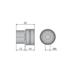 Double bearing for EC4 / EC5