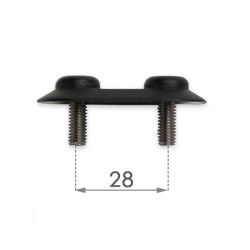 Plastic mounting plate