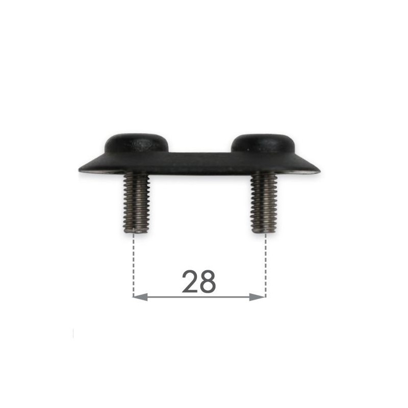 Plastic mounting plate