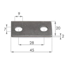 Fixing plate washer