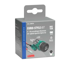 Cigarette lighter socket 12V, with lighting