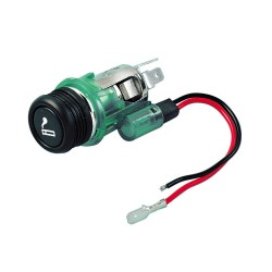 Cigarette lighter socket 12V, with lighting