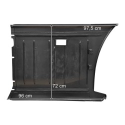 Scania 7 Interaxle spoileri / Takana taaksepäin- kuorma-auton varaosat- Nordparts