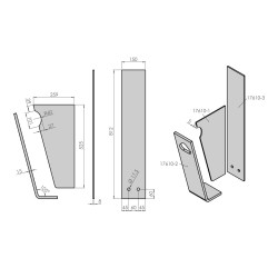 Konsoolide paar H540 | Veoauto varuosad | Nordparts
