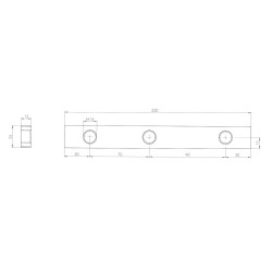 Paigaldustükk 3x M16 | Veoauto varuosad | Nordparts