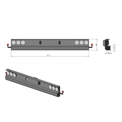 Tulekonsool koos allasõidutõkkega KOMPLEKT | Nordparts