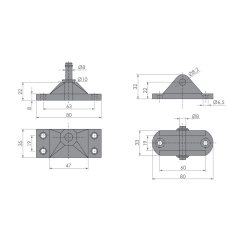 Paigalduskomplekt 2860 | Veoauto varuosad | Nordparts