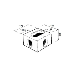 Container corner - lower left corner | Nordparts