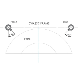 Kinnitusklamber, 2 kinnituspoltiga | Nordparts