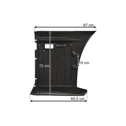 Scania 7 Interaxle spoiler / front-back | Nordparts