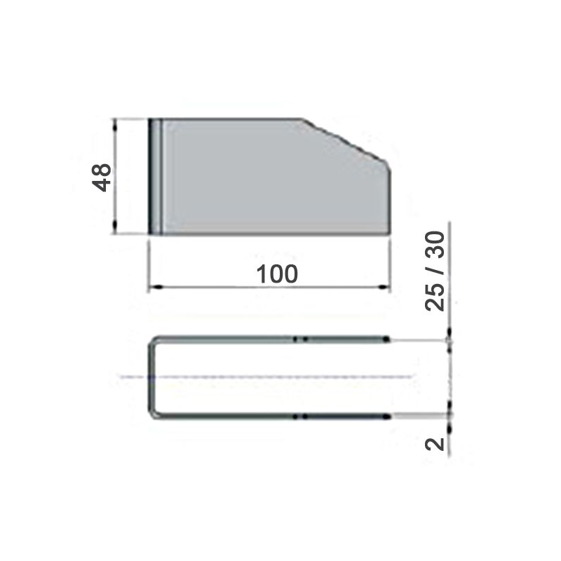 Plankide hoidik 25 mm | Veoauto varuosad | Nordparts