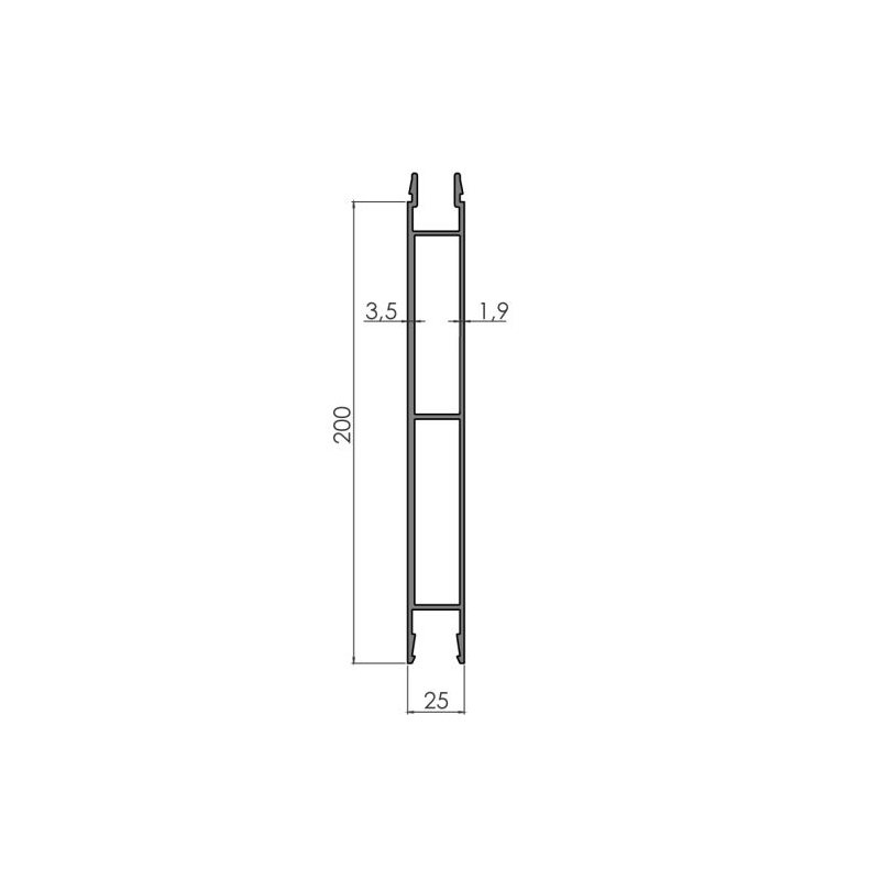 Vahepealne lõik 15716An 3,26/6,1 | Veoauto varuosad | Nordparts