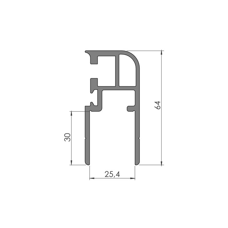 Lõpp sektsioon tagumine K20 023239An1,23/6,0 | Veoauto varuosad | Nordparts