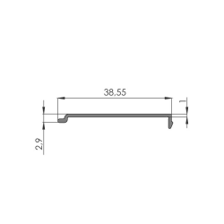 Kaaneprofiil Al 350488 An 0,12/4,3 | Veoauto varuosad | Nordparts