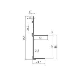 Madalam profiil 355505 An 2,37/8,6 | Veoauto varuosad | Nordparts