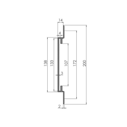 Alumiiniprofiili 125x3200mm | Nordparts