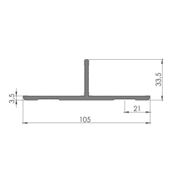 Aluminium profile 125x3200mm | Truck parts | Nordparts