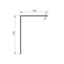 Aluminium profile 125x3200mm | Truck parts | Nordparts