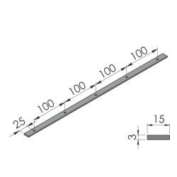 Alumiiniprofiili 125x3200mm | Nordparts