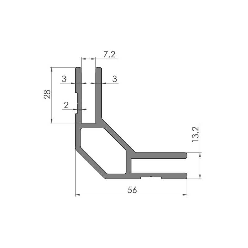 Nurgasektsioon 17728 An 1,45/6,0 | Veoauto varuosad | Nordparts