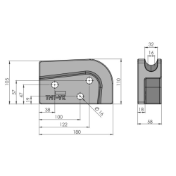 Traatkaabli juhik, L/H | Nordparts