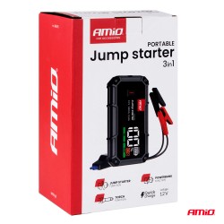 3-ühes käivitusseade 12V 12Ah 1000A