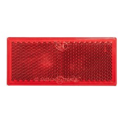 Reflektor punane 82x36mm kleebitav 2tk