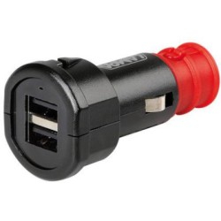 Kiirlaadija 2*USB, 12-32V, 2,7A,DIN otsi