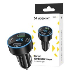 Wozinsky 50W autolaadija displeiga