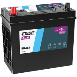 Exide AGM 45Ah 380A 237x127x227+- JAP