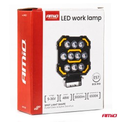 Töölamp  48W 6500K 3000lm 9-36V ohutuli