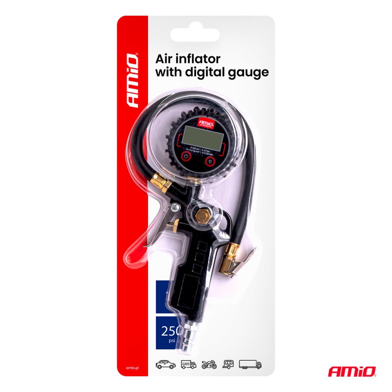 Rehvi täitmispüstol digitaalnemanomeeter