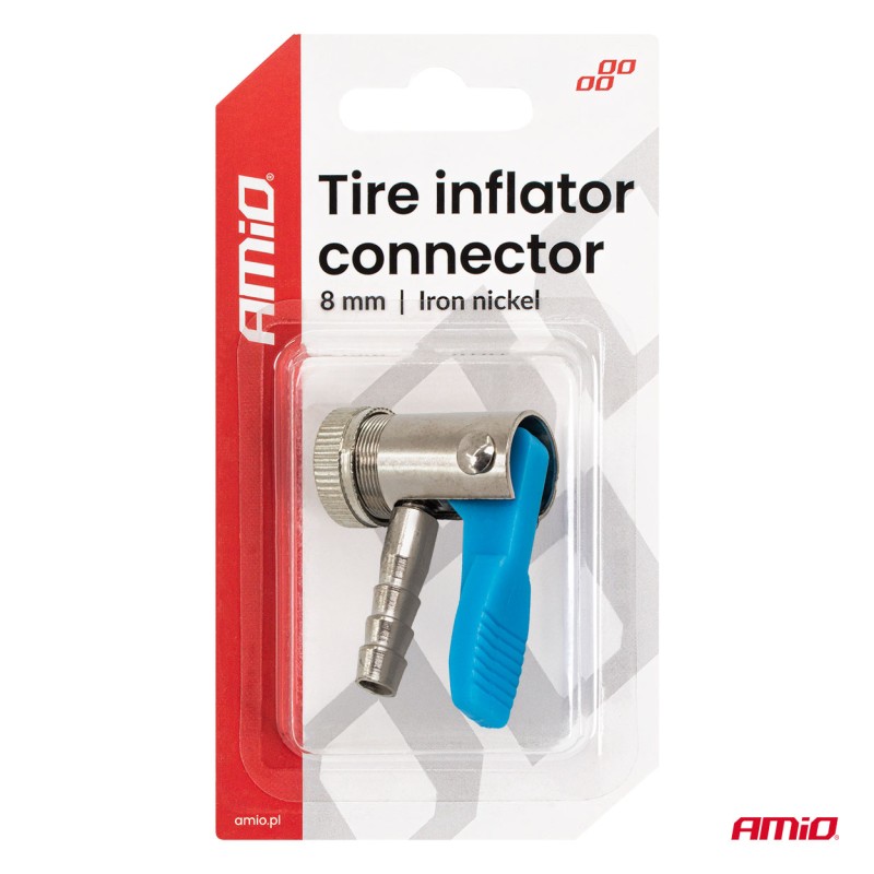 Vastupidav voolikuadapter 8mm lukustiga