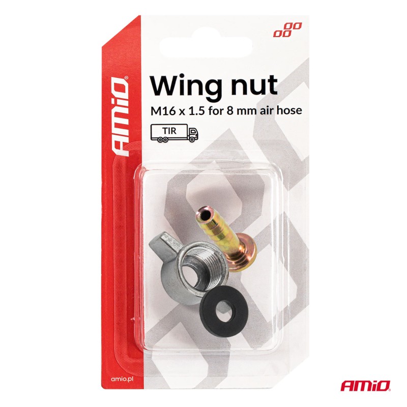 Liblikmutter M16 x 1.5 8 mm õhuvoolikule