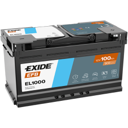 Exide EFB 100Ah 900A 353x175x190-+ | Truck parts | Nordparts