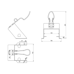 Ratta pidurihoidja 6730/360 mm - Veoauto varuosad | Nordparts