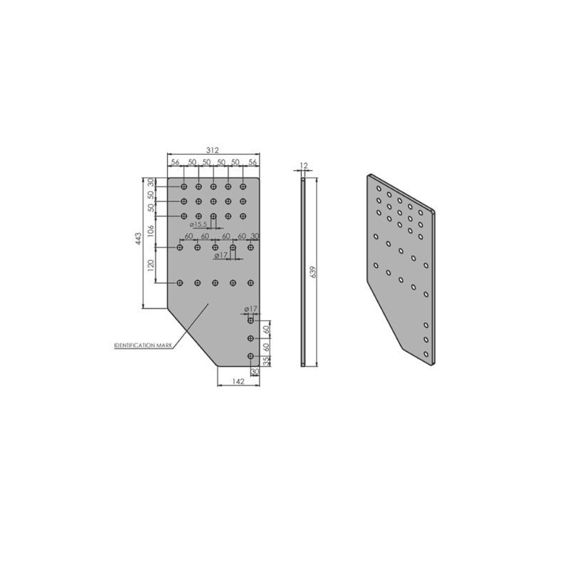 Külgplaadi paar MB-Scania | Veoauto varuosad | Nordparts