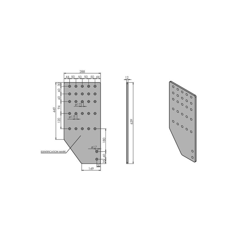 Külgplaadi paar Volvo-Renault | Veoauto varuosad | Nordparts