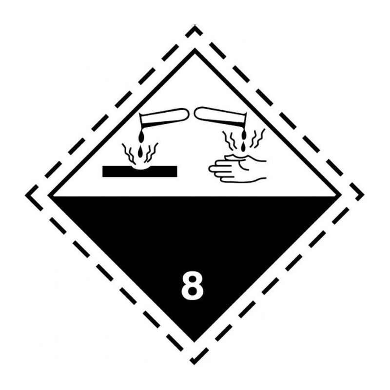 Hoiatusmärk 8 - 30x30, kleebis | Veoauto varuosad | Nordparts