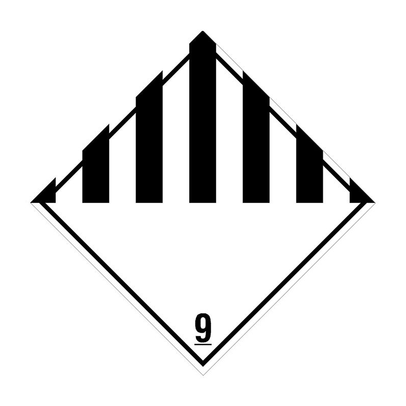 Hoiatusmärk 9 - 30x30, kleebis | Veoauto varuosad | Nordparts