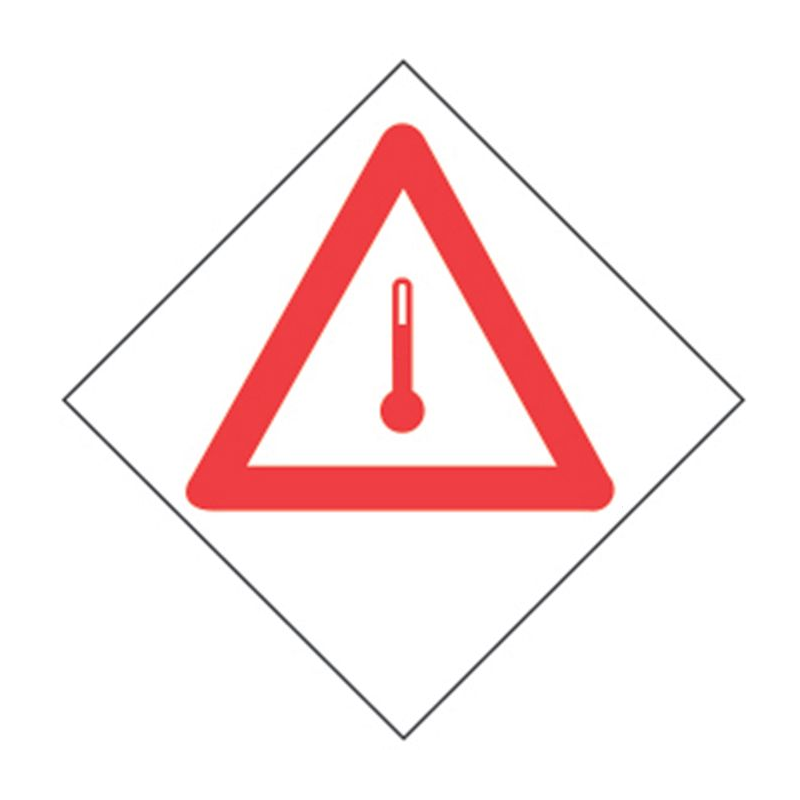Hoiatusmärk TMP - 30x30, kleebis | Veoauto varuosad | Nordparts