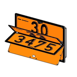 ADR märk 4-in-1 (30/1202+33/1203+3) | Veoauto varuosad | Nordparts