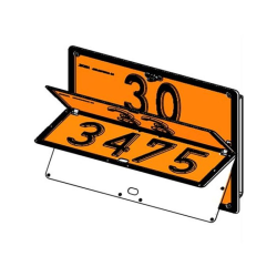 ADR märk 4-in-1 (30/1202+33/1203+3) | Veoauto varuosad | Nordparts