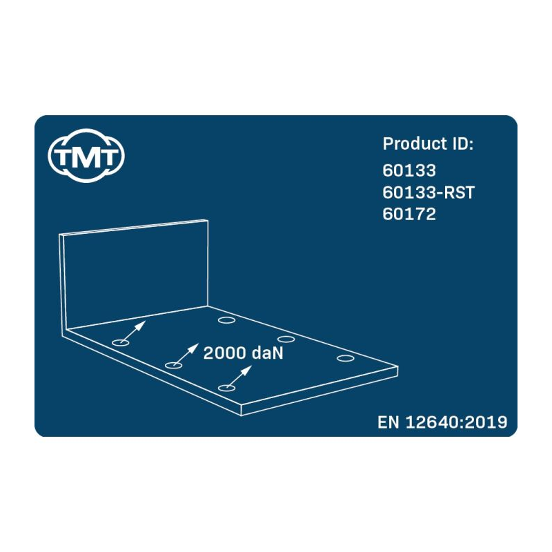 Kleepekas koormuse kinnitamiseks 2000 daN B | Veoauto varuosad | Nordparts