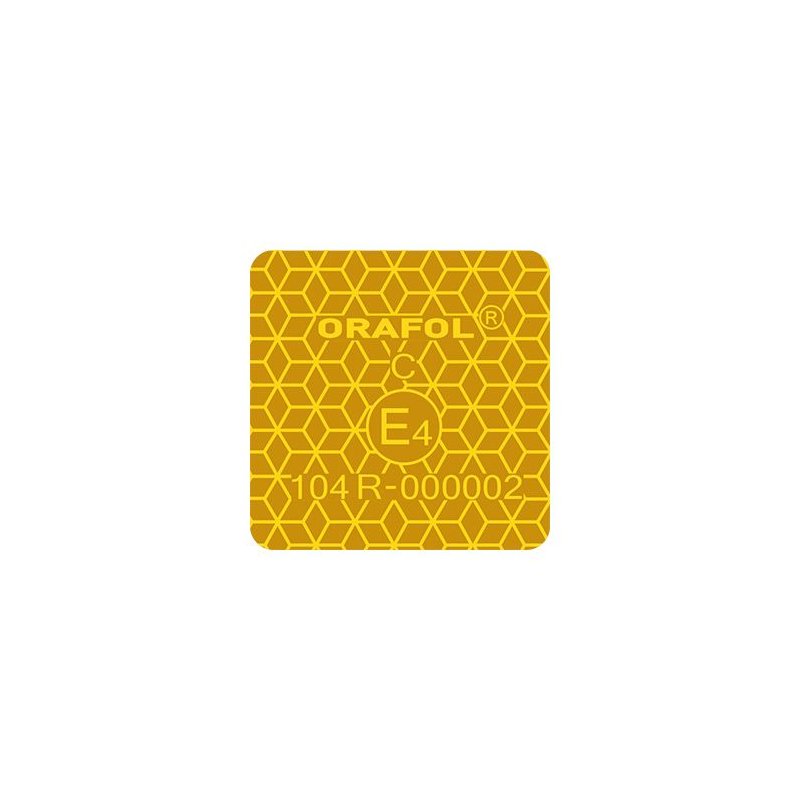 Kardinate jaoks mõeldud helkurteip, kollane | Veoauto varuosad | Nordparts