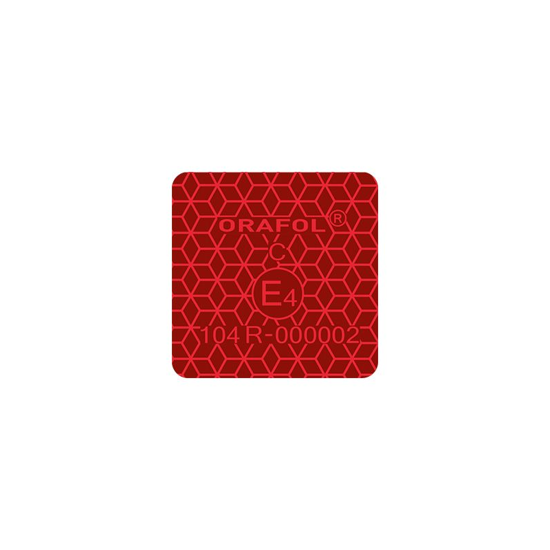 Kardinate jaoks mõeldud helkurteip, punane | Veoauto varuosad | Nordparts