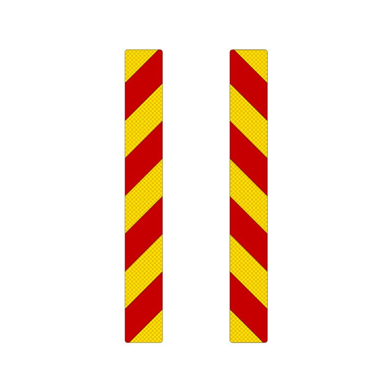 Kollane/punane plaat - matt | Veoauto varuosad | Nordparts