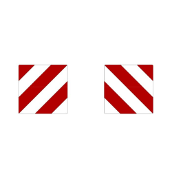 Silt - esikülg 423x423 punane/valge alumiinium | Veoauto varuosad | Nordparts