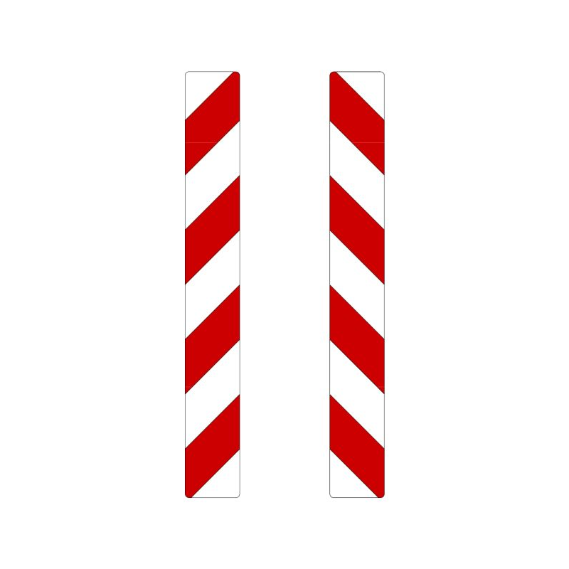 Ere/punane kleebistepaar – matt | Veoauto varuosad | Nordparts